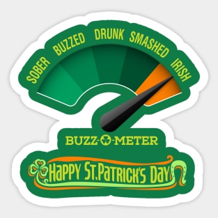 SPD Buzz-O-Meter Sticker